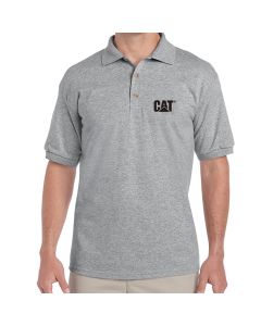Camisa Polo Masculina Cinza Mescla CAT-Confecção - P