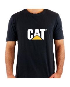 Camiseta Masculina Básica Preta CAT